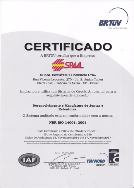 Spaaldynamic Renova Seu Certificado Da Iso 14001 Sistema De Gestão Ambiental Mariluz 0220